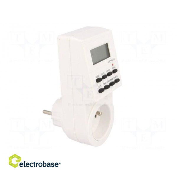 Programmable time switch | Range: 7days | 230VAC | OUT 1: 250VAC/16A image 8