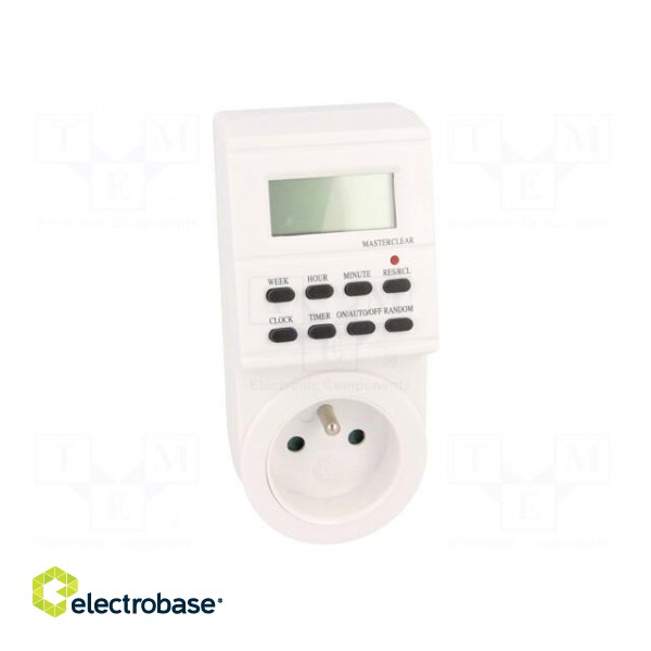 Programmable time switch | Range: 7days | 230VAC | OUT 1: 250VAC/16A image 9