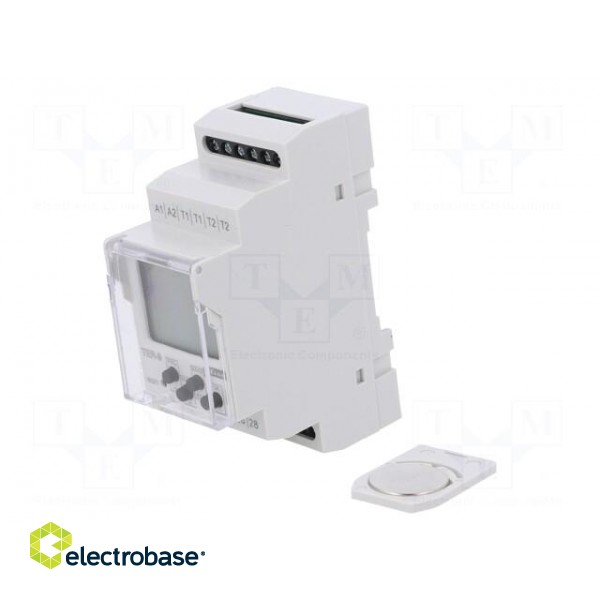 Programmable time switch with thermostat | Range: 1 year | 230VAC image 1