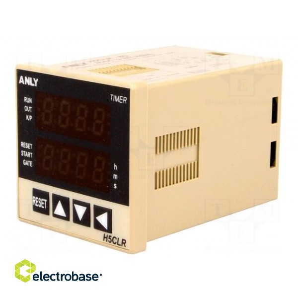 Timer | Range: 0,001s÷9999h | SPDT | 12÷48VAC | 12÷48VDC | octal | PIN: 8 image 1