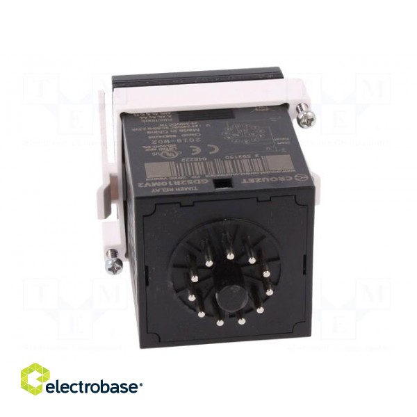 Timer | Range: 0,05s÷9999h | SPDT x2 | 24÷240VAC | 24÷240VDC | 45x45mm paveikslėlis 5