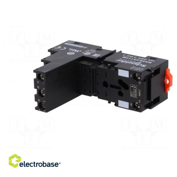 Relays accessories: socket | PIN: 11 | Mounting: DIN | 10A | 250VAC image 2