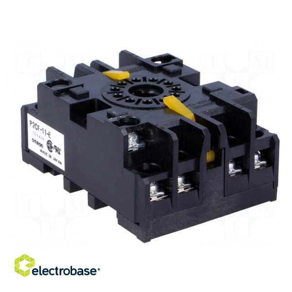 Relays accessories: socket | PIN: 11 | Mounting: DIN | 6A | 250VAC image 4