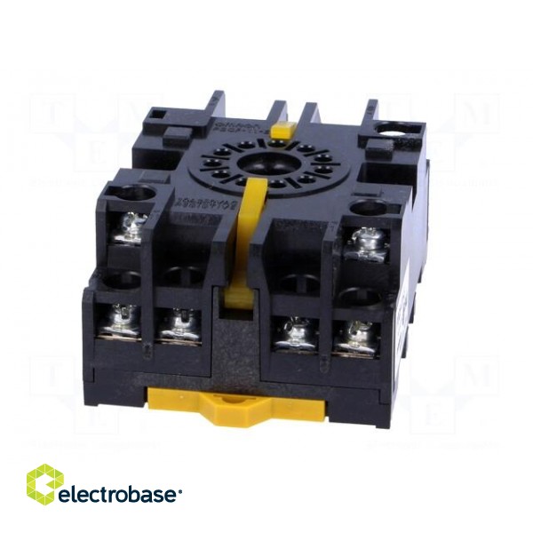 Relays accessories: socket | PIN: 11 | Mounting: DIN | 6A | 250VAC paveikslėlis 9