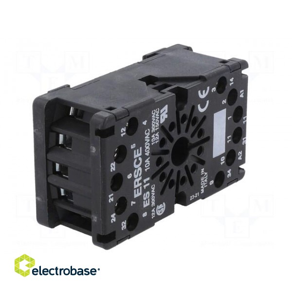 Relays accessories: socket | PIN: 11 | Leads: screw terminals фото 8