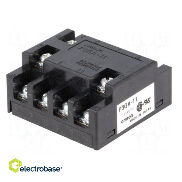 Relays accessories: socket | PIN: 11 | Mounting: on panel | 6A | 250VAC image 2