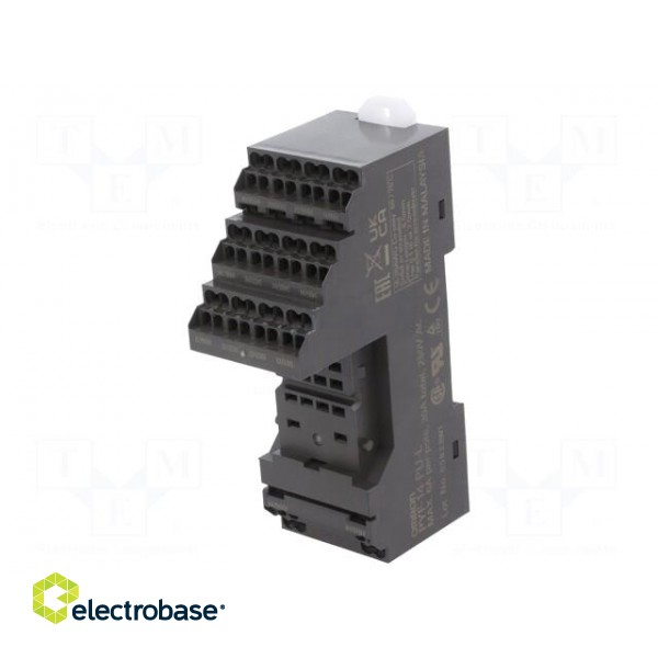 Relays accessories: socket | PIN: 14 | for DIN rail mounting