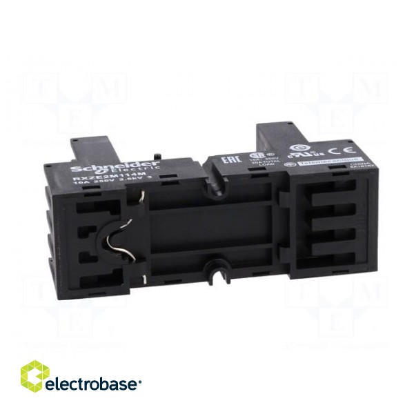 Relays accessories: socket | PIN: 14 | Mounting: DIN | 10A | 250VAC image 5