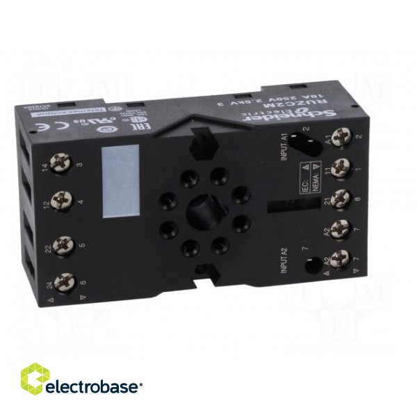 Relays accessories: socket | PIN: 8 | Mounting: DIN фото 9