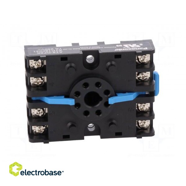 Relays accessories: socket | PIN: 8 | for DIN rail mounting image 9