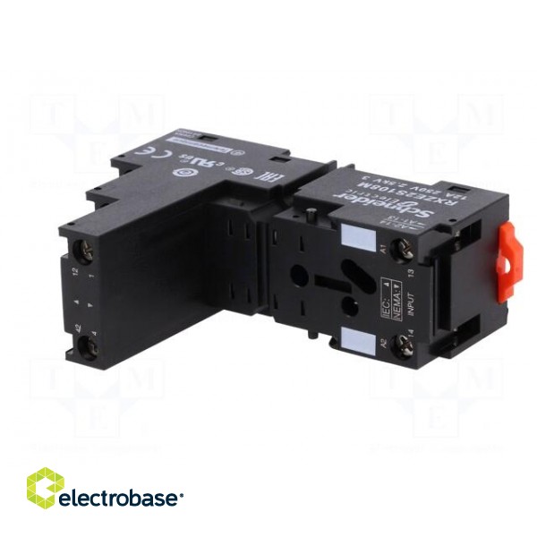 Relays accessories: socket | PIN: 8 | Mounting: DIN | 10A | 250VAC image 2