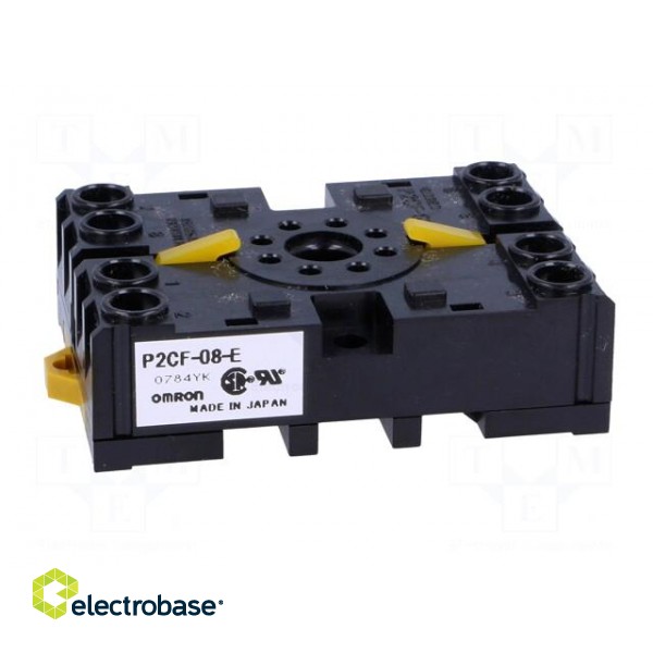 Relays accessories: socket | PIN: 8 | for DIN rail mounting | 6A image 3