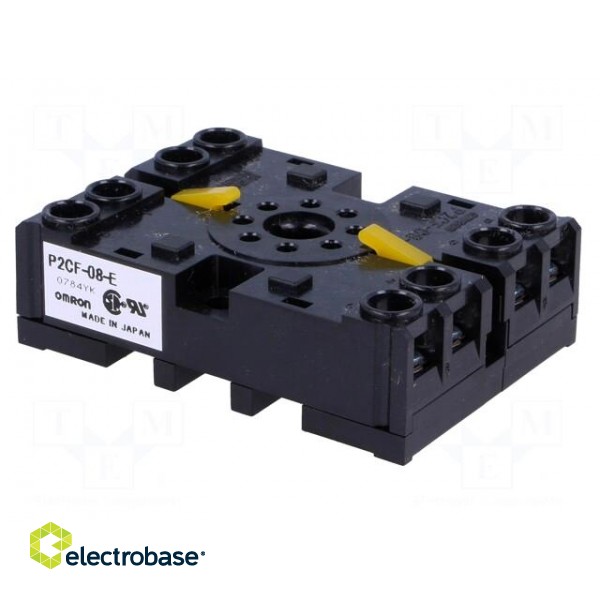 Relays accessories: socket | PIN: 8 | for DIN rail mounting | 6A image 4