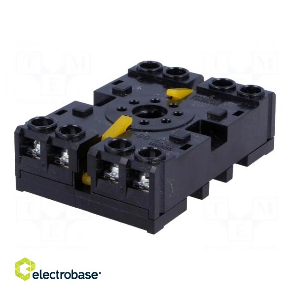 Relays accessories: socket | PIN: 8 | Mounting: DIN | 6A | 250VAC | octal image 6