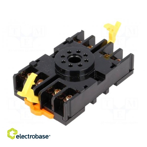 Relays accessories: socket | PIN: 8 | Mounting: DIN | octal фото 1