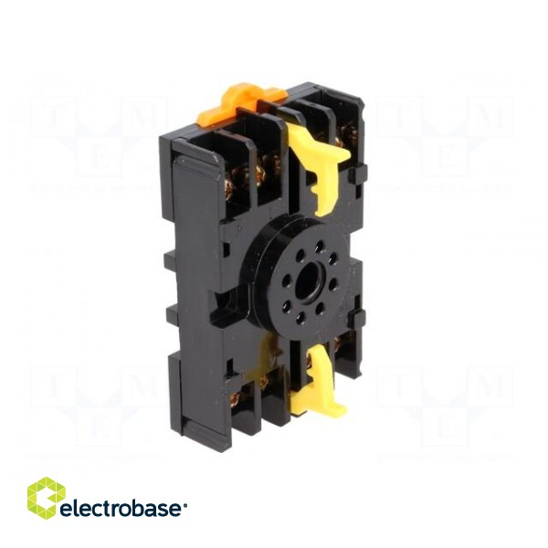 Relays accessories: socket | PIN: 8 | for DIN rail mounting | octal image 8