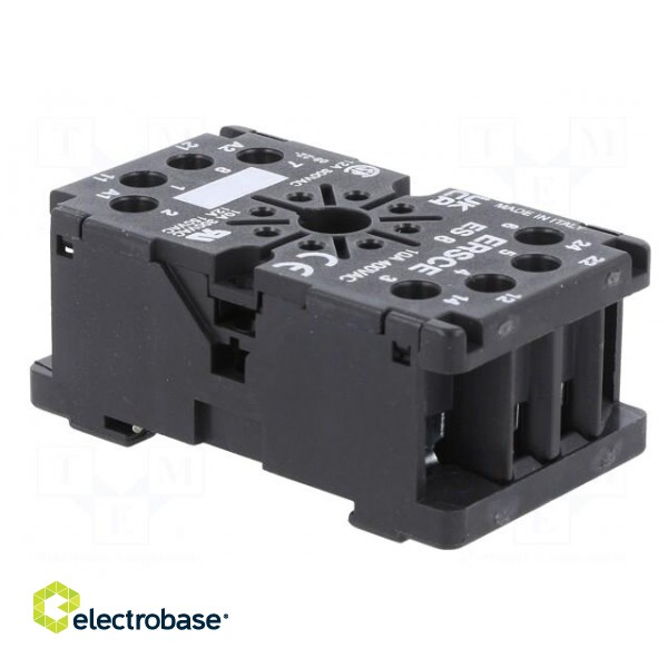 Relays accessories: socket | PIN: 8 | Leads: screw terminals фото 4