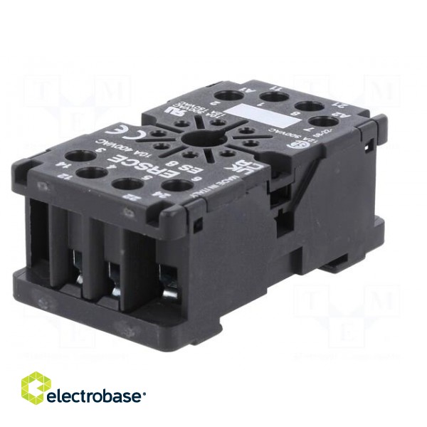 Relays accessories: socket | PIN: 8 | Leads: screw terminals фото 6