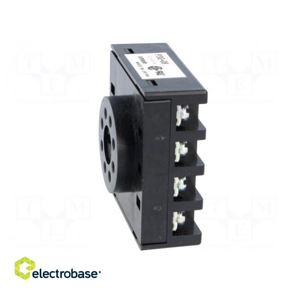 Relays accessories: socket | PIN: 8 | Mounting: on panel | 6A | 250VAC image 3