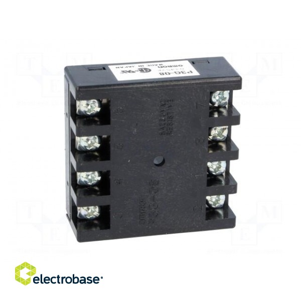 Relays accessories: socket | PIN: 8 | on panel | 6A | 250VAC | octal image 5