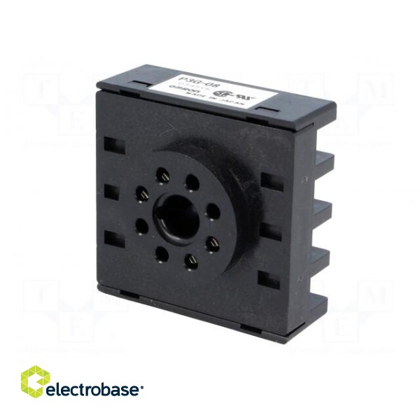 Relays accessories: socket | PIN: 8 | on panel | 6A | 250VAC | octal image 2