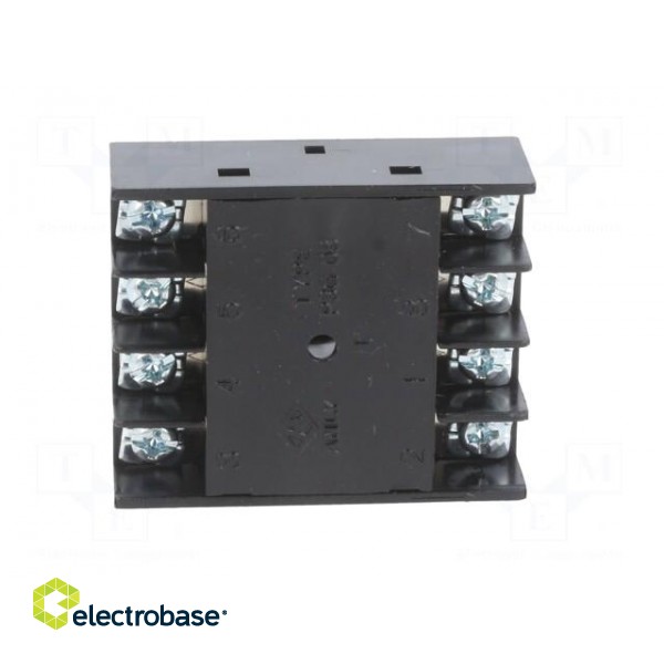 Relays accessories: socket | PIN: 8 | Mounting: on panel | octal image 7