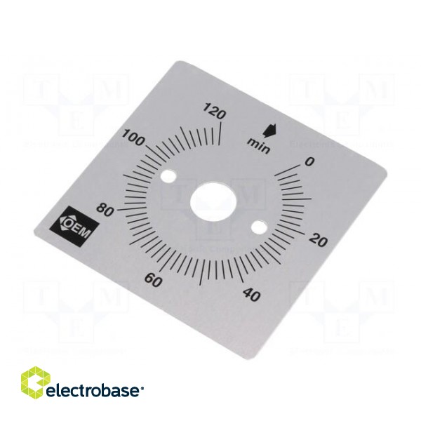 Scale for mechanical timer | Application: MI2R