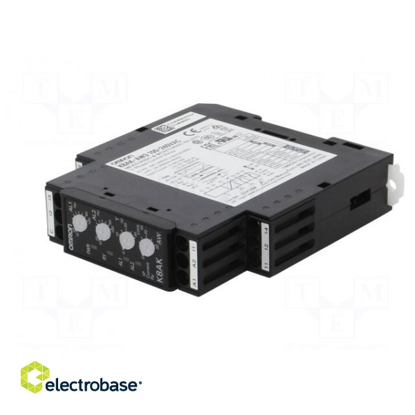 Module: current monitoring relay | AC current | 100÷240VAC | DIN фото 2