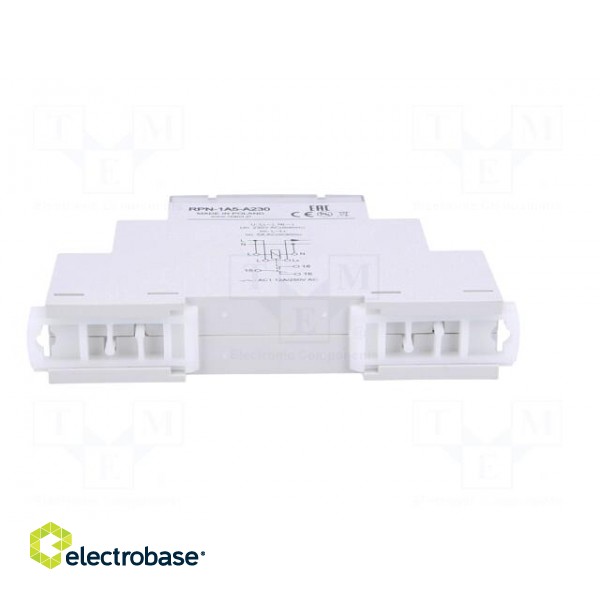 Module: current monitoring relay | AC current | 230VAC | DIN | SPDT фото 5