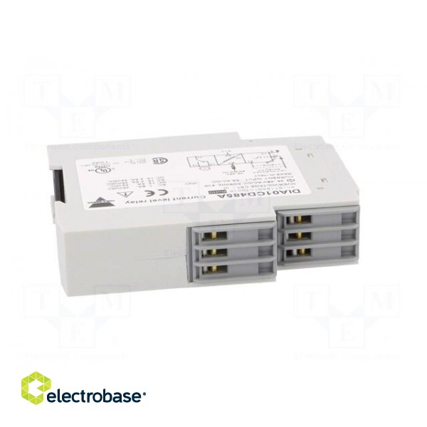 Module: current monitoring relay | AC/DC current | 24÷48VAC | DIN фото 7