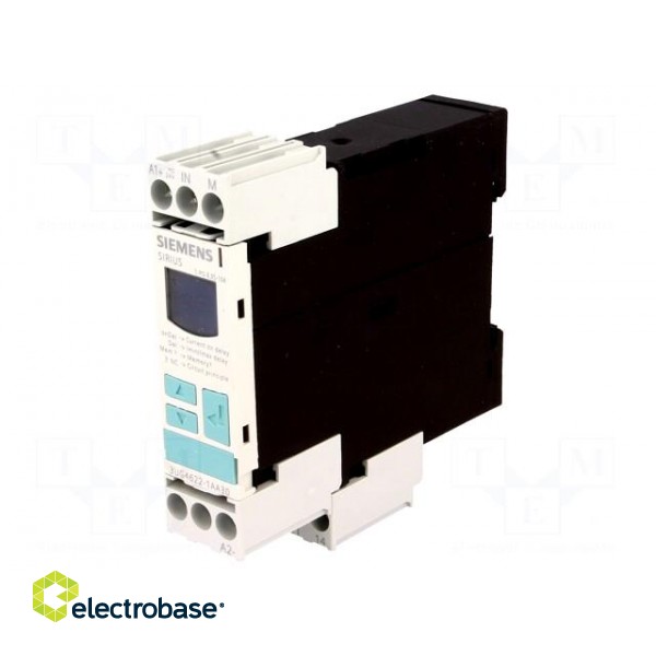 Module: current monitoring relay | AC/DC current | DIN | SPDT | 24VAC фото 1