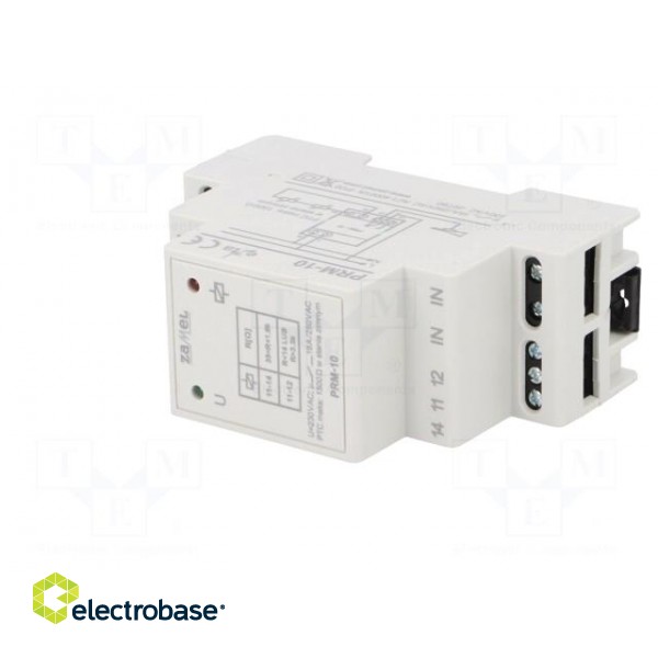 Module: temperature monitoring relay | temperature | 230VAC | DIN фото 3