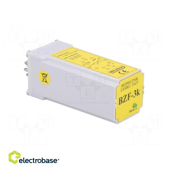 Module: voltage monitoring relay | 11pin socket | SPDT | 3x400VAC фото 4