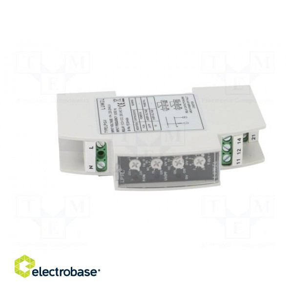 Module: voltage monitoring relay | 220÷254VAC | NC | 250VAC/5A | IP20 paveikslėlis 9
