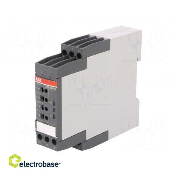 Module: voltage monitoring relay | DIN | DPDT | OUT 1: 250VAC/4A фото 1