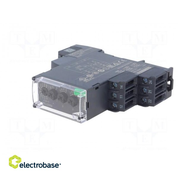 Module: voltage monitoring relay | DIN | relay 2 NO / NC | 0.1÷30s фото 2