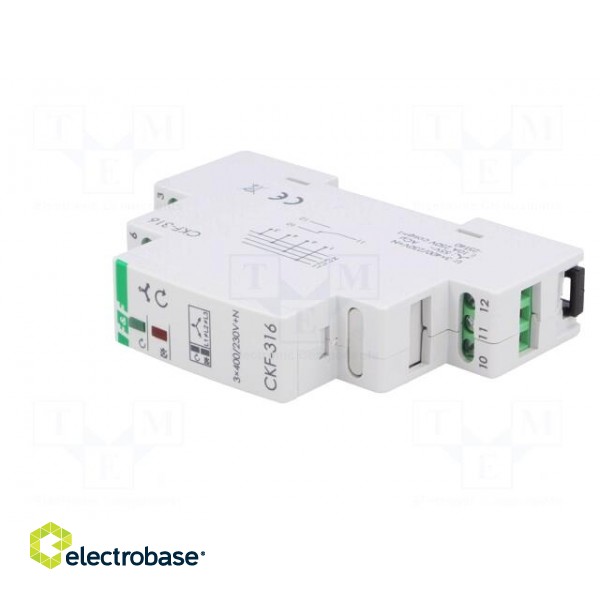 Module: voltage monitoring relay | DIN | SPDT | OUT 1: 250VAC/10A фото 2