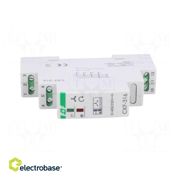 Module: voltage monitoring relay | DIN | SPDT | OUT 1: 250VAC/10A фото 9