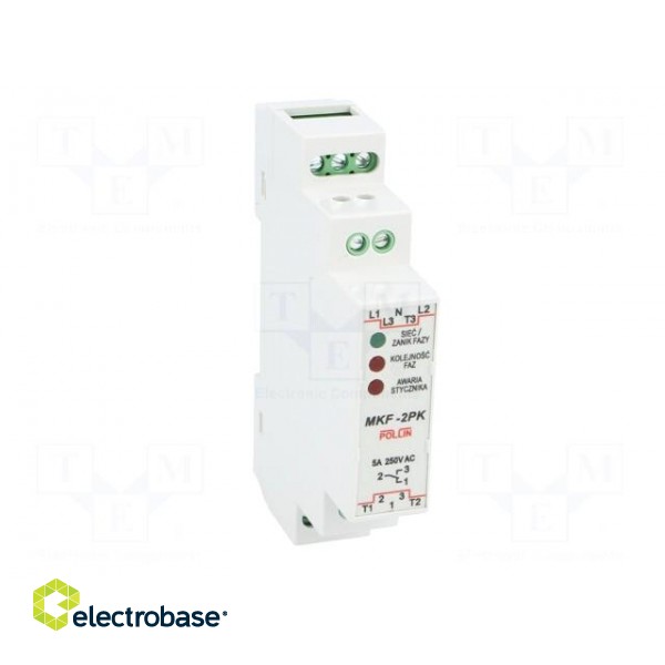 Module: voltage monitoring relay | DIN | SPDT | OUT 1: 250VAC/5A фото 9