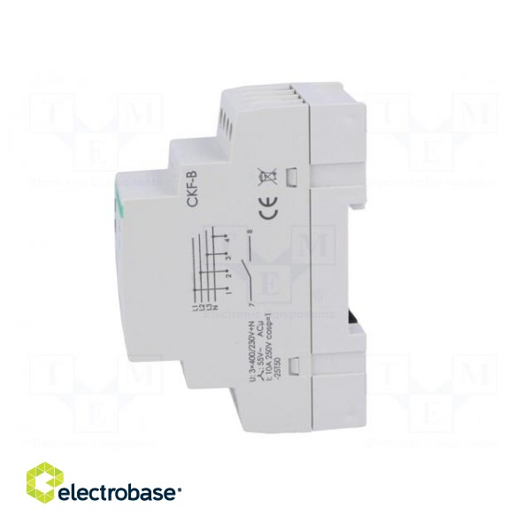 Module: voltage monitoring relay | DIN | SPST-NO | OUT 1: 250VAC/10A image 3