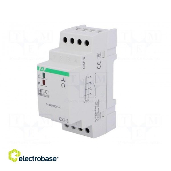 Module: voltage monitoring relay | DIN | SPST-NO | OUT 1: 250VAC/10A image 2
