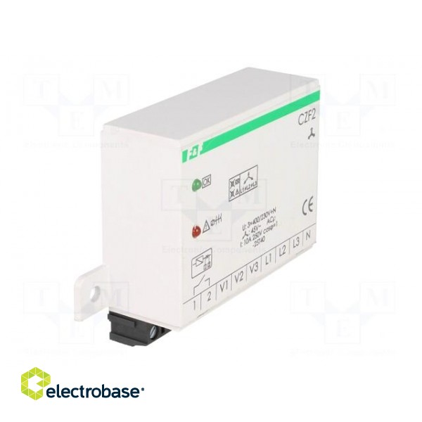 Module: voltage monitoring relay | screw | SPST-NO | 4s | IP20 фото 7