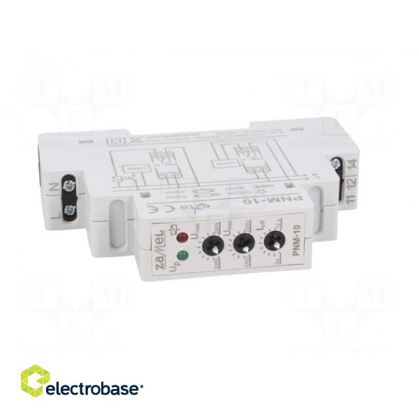 Module: voltage monitoring relay | undervoltage,overvoltage | DIN paveikslėlis 9