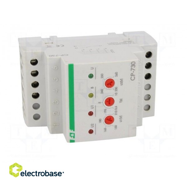 Module: voltage monitoring relay | undervoltage,overvoltage | DIN paveikslėlis 9