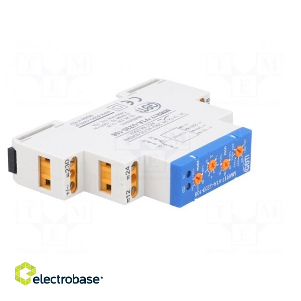 Module: voltage monitoring relay | Usup: 230VAC | DIN | SPST | IP20 paveikslėlis 8