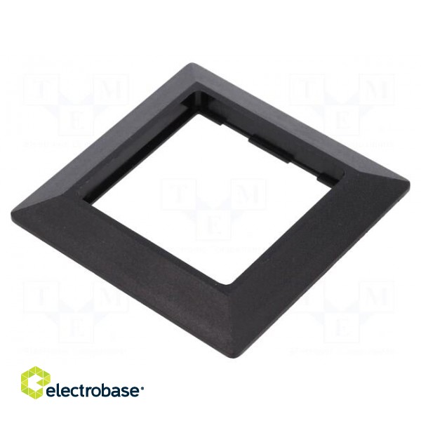 Bezel | Mounting: snap-fastener | LCP | 72x72mm