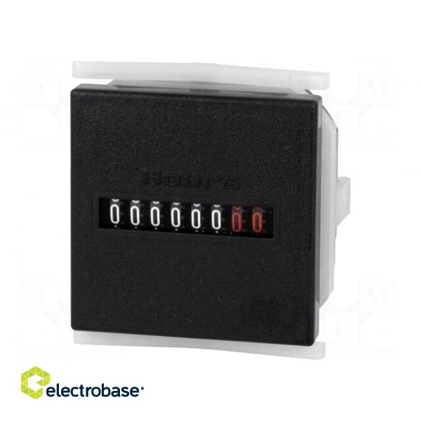Counter: electromechanical | mechanical indicator | working time image 1