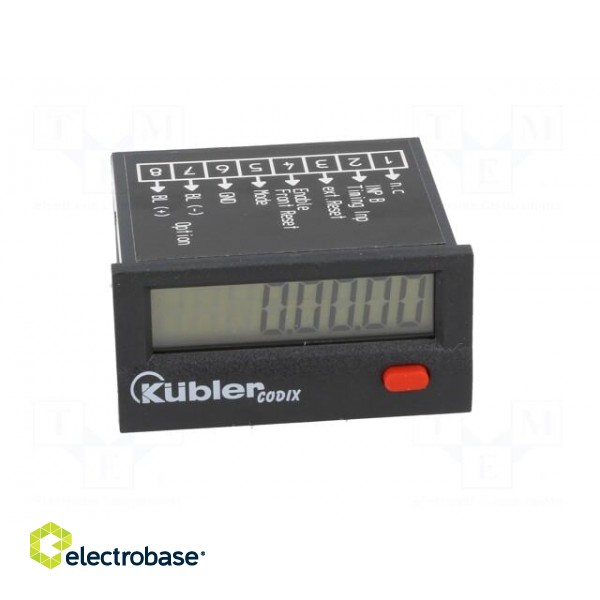 Counter: electronical | LCD | working time | Body dim: 48x24x48mm image 9