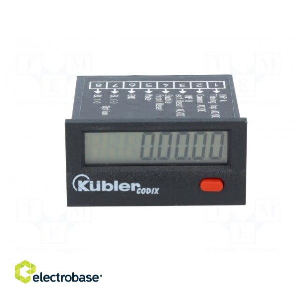 Counter: electronical | LCD | working time | Body dim: 48x24x48mm фото 9