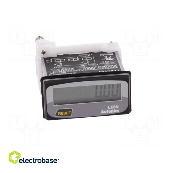 Counter: electronical | LCD | working time | Range: 0÷999999,9h | IP20 paveikslėlis 9